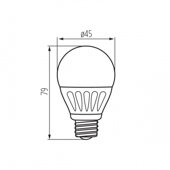 Preview: Kanlux LED Leuchtmittel BILO 5W E27 (Warmweiß)